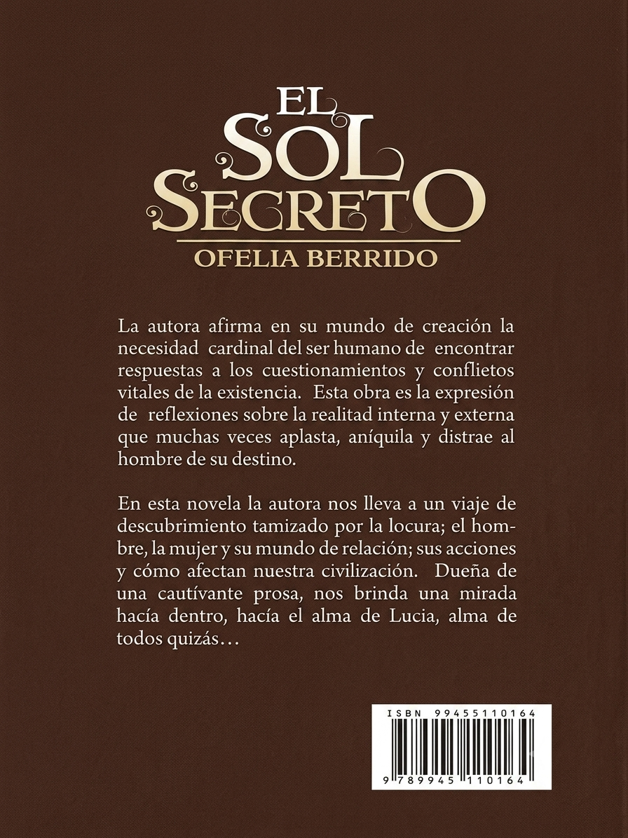 El Sol Secreto — contraportada